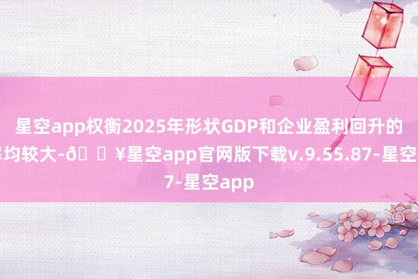 星空app权衡2025年形状GDP和企业盈利回升的概率均较大-🔥星空app官网版下载v.9.55.87-星空app