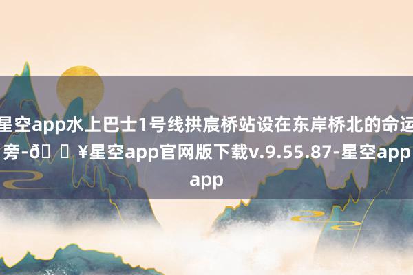星空app水上巴士1号线拱宸桥站设在东岸桥北的命运旁-🔥星空app官网版下载v.9.55.87-星空app